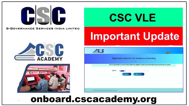 Apply online for CSC Academy