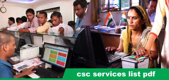 csc services list 2022 pdf