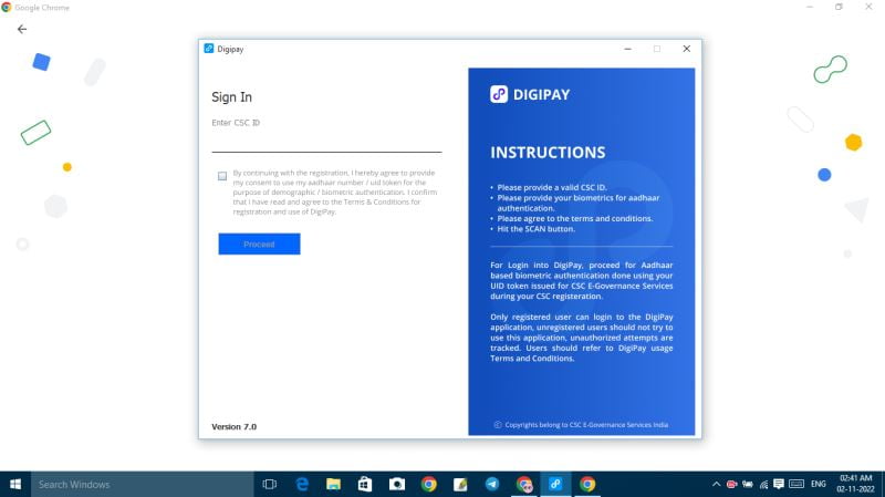 Digipay PC Setup