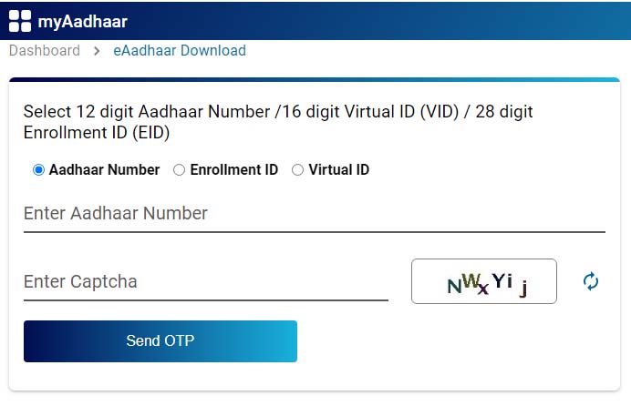 Download Aadhaar Card PDF