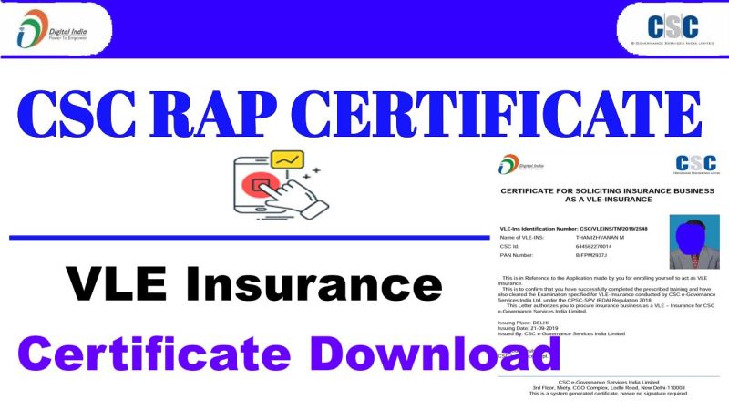CSC RAP Certificate Download