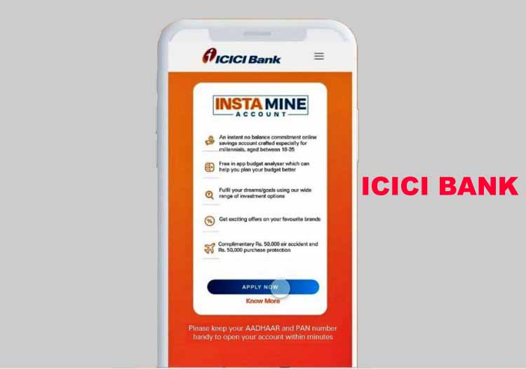 icici zero balance account opening online