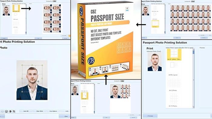 Print Passport Photos in Just 2 Minutes. CB Passport Size Photo Printing Software